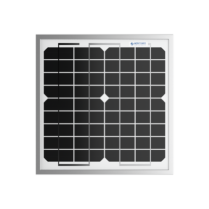 10 Watt 12 Volt Monocrystalline Solar Panel