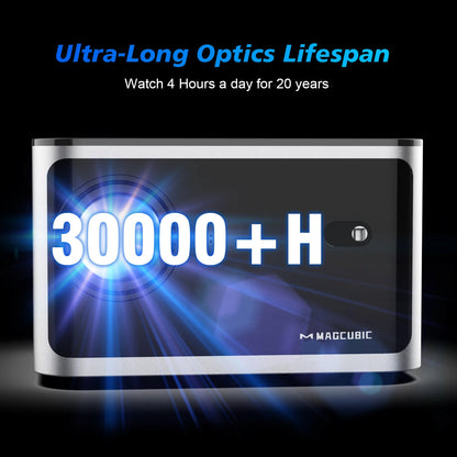 Auto Focus Smart Projector Android11 4K 580ANSI Full Wifi6 BT5.0 Allwinner H713 Voice Control Home Cinema Theater HY350