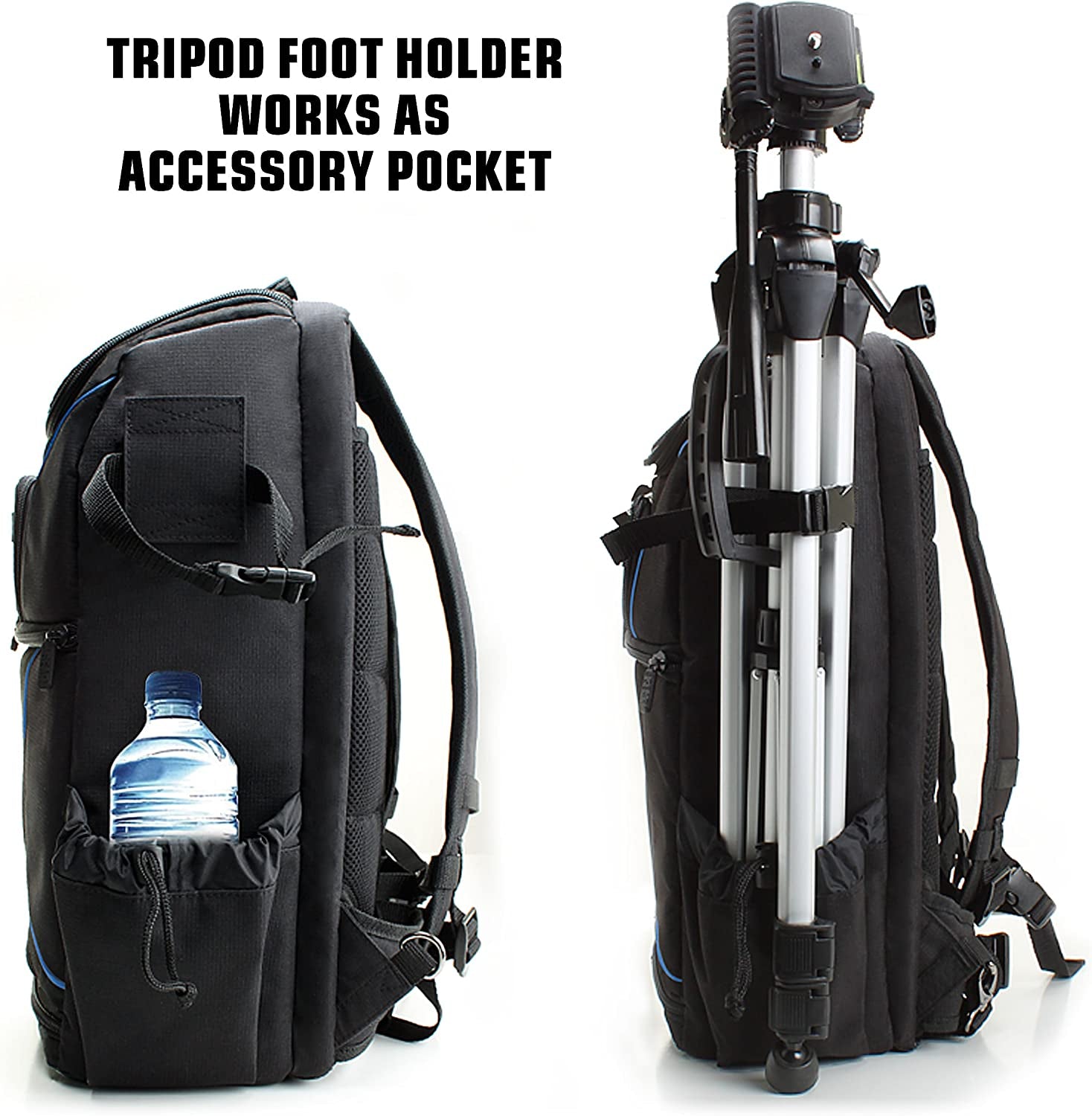 Camera Backpack for Photographers Dslr/Slr/Mirrorless Camera Bag with Laptop Slot, Rain Cover, Tripod Holder